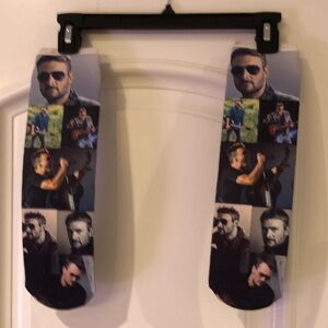 Custom Eric Church Photo Collage Socks